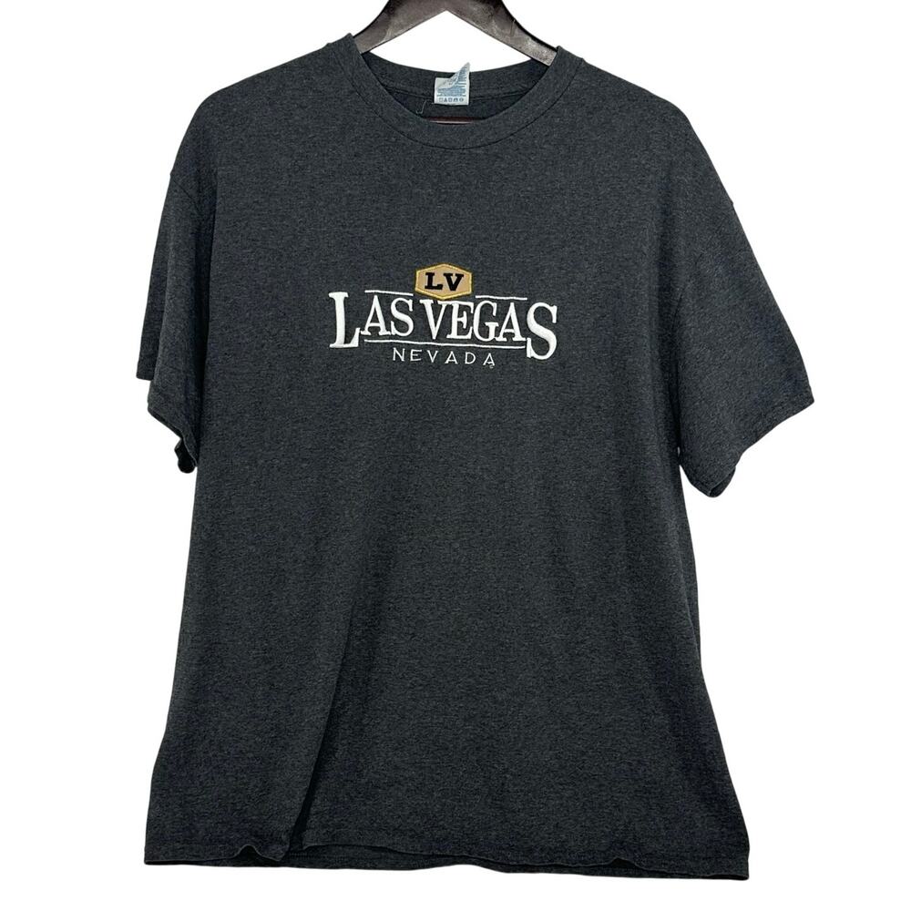 Las Vegas Nevada Embroidered Souvenir T-Shirt Adult XL
